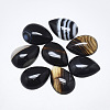 Natural Banded Agate/Striped Agate Cabochons G-T122-23E-1