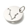 Anti-Tarnish 304 Stainless Steel Pendants STAS-M074-02F-P-2