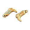 304 Stainless Steel Enamel Pendants STAS-B097-26G-02-2