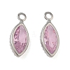 Brass Pave Cubic Zirconia Charms CU-CBABEB3-06P-02-1