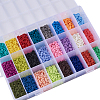 24 Colors Handmade Polymer Clay Beads CLAY-TA0001-05-29