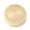 Golden Plated Wax Seal Brass Stamp Head LS-AJEW-C031-01E-2