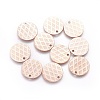 Ion Plating(IP) 304 Stainless Steel Charms STAS-E455-05RG-15mm-2