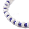 2Pcs Tortoise Handmade Porcelain & Glass Seed Beaded Bracelet Sets BJEW-JB12654-5