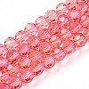 Baking Paint Transparent Glass Beads X1-DGLA-A035-T6mm-A01-1