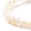 Natural Cultured Freshwater Pearl Beaded Stretch Rings RJEW-JR00348-04-3