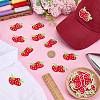 30Pcs Strawberry Computerized Embroidery Cloth Iron on/Sew on Patches PATC-FG0003-73B-4