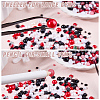 1 Box Half Round Resin & ABS Imitation Pearl Cabochons DIY-CP0012-96A-5