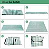 Portable Tartan Patern Non Woven Picnic Mat JX572B-01-3