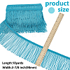 Polyester Tassel Lace Edge Trim Ribbon OCOR-WH0101-118A-2