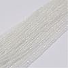 Natural White Moonstone Beads Strands G-E352-01-1