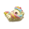 Unicorn Opaque Resin Decoden Cabochons CRES-F034-04-2