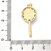 Brass Micro Pave Cubic Zirconia Pendants LS-KK-U076-04G-02-3