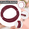 5 Yards Braided Leather Cord WL-CL0001-02C-5
