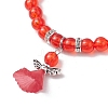 Transparent Plastic Beaded Stretch Bracelets for Children BJEW-JB11507-03-3