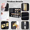 Wooden Wall Mounted Medal Display Cases with Acrylic Visible Window ODIS-WH0078-24-3
