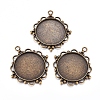 Tibetan Style Zinc Alloy Pendant Cabochon Settings LS-X-TIBEP-M003-16AB-NR-1
