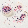 300Pcs Baking Painted Pearlized Glass Pearl Round Beads HY-FS0001-01A-5