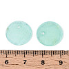 Spray Painted Natural Capiz Shell Disc Charms BSHE-T014-02D-3