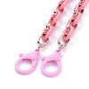 Personalized Acrylic & CCB Plastic Cable Chain Necklaces NJEW-JN02824-3