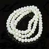 Electroplate Opaque Glass Beads Strands EGLA-A034-P8mm-T15-2