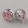 50Pcs Transparent Crackle Glass Beads GLAA-WH0024-07V-2