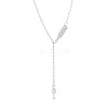 Alloy Cable Chain Wine Cup Pendant Y Necklaces for Women WG2C776-02-2