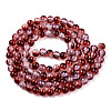 Transparent Crackle Baking Paint Glass Beads Strands X2-DGLA-T003-01A-07-2