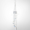 Flower Round Glass Beads Tassel Hanging Suncatchers for Window Garden Outdoor Decoration HJEW-WH20020-007D-6