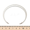 Non-Tarnish 304 Stainless Steel Hollow Open Cuff Bangles for Women LS-BJEW-S155-04P-5