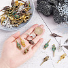 70Pcs 5 Colors Tibetan Style Alloy Pendants FIND-PH0009-19-3