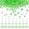 4 Strands 4 Styles Glass Beads Strands EGLA-TA0012-97B-2