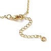 Brass Micro Pave Cubic Zirconia Pendants Necklace LS-NJEW-I125-01B-3