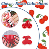 Olycraft Cherry Resin Cabochons MRMJ-OC0003-22-4
