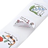 500Pcs Animals Roll Stickers DIY-U008-11-3