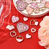 20Pcs 10 Styles Alloy Enamel Pendants ENAM-FP0002-33-1