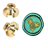 Wax Seal Brass Stamp Head AJEW-WH0209-408-1