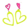 Fashionable Stainless Steel Acrylic Dangle Stud Earrings FS-WGAB06E-03-2