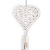 Heart Woven Cotton Pendant Decorations PW-WG9ADA0-01-2