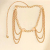 Alloy Coin Multi-Layered Tassel Waist Belly Chains for Women FS-WG6A682-01-2
