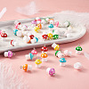 Kissitty 64 Pcs 8 Colors Plastic Pendants KY-KS0001-03-12