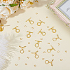 12Pcs 3 Styles Brass Toggle Clasps KK-ME0002-31-4