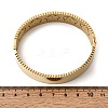 304 Stainless Steel Pave Clear Cubic Zirconia Hinged Bangles for Women BJEW-Z166-02G-5