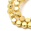 Electroplate Glass Beads Strands EGLA-F166-04B-4