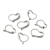 316 Surgical Stainless Steel Leverback Earring Findings STAS-WH0002-73B-1