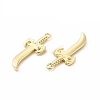 Rack Plating Alloy Pendants PALLOY-E025-17G-2