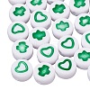 White Craft Acrylic Beads MACR-SZ0001-38-3