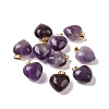 Natural Amethyst Pendants X-G-I311-A18-G-3