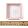 5Pcs Square Transparent PE Thin Film Suspension Jewelry Display Box CON-FS0001-19A-5