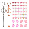 Valentine's Day DIY Beadable Keychain Making Kit DIY-TA0006-66-2